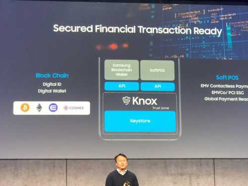 Новый смартфон Samsung оснащен кошельком для четырех криптовалют | INFBusiness