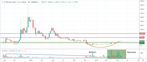 Bitcoin Cash может вырасти до $1200 в 2019 г | INFBusiness